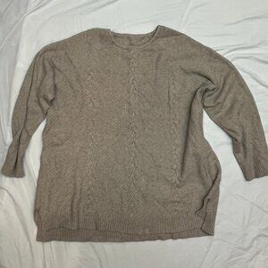 Warm oversized sweater